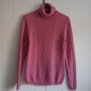 Sundance ladies medium pink turtleneck sweater
